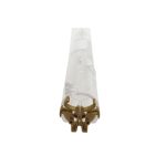 2.2 cm coin tube, MEI gold base (tube 25, gold base)