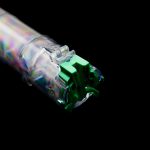 Tubo portamoneda 2.4 cm. base verde mei (tube 24, green base) - Imagen 2