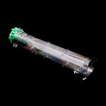 Tubo portamoneda 2.4 cm. base verde mei (tube 24, green base)