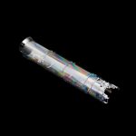 Tubo portamoneda 2.5 cm. base negra mei (tube 25, black base)