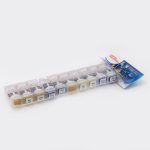 Boton transp. led tricolor x 20 u/n. - Imagen 2