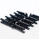 Clip plastico monedero poliestileno negro x 10 u/n. - Imagen 2